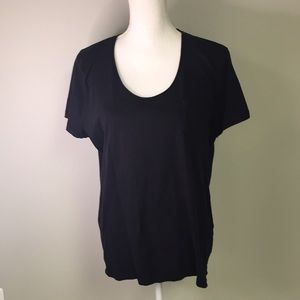 St John’s Bay Women’s Black Short Sleeve T-Shirt XL